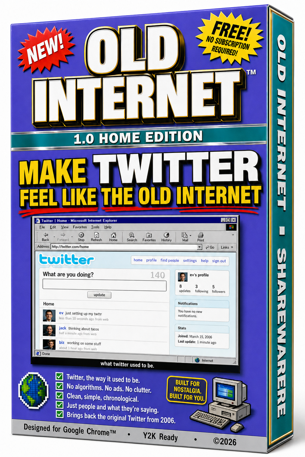Old Internet — product box